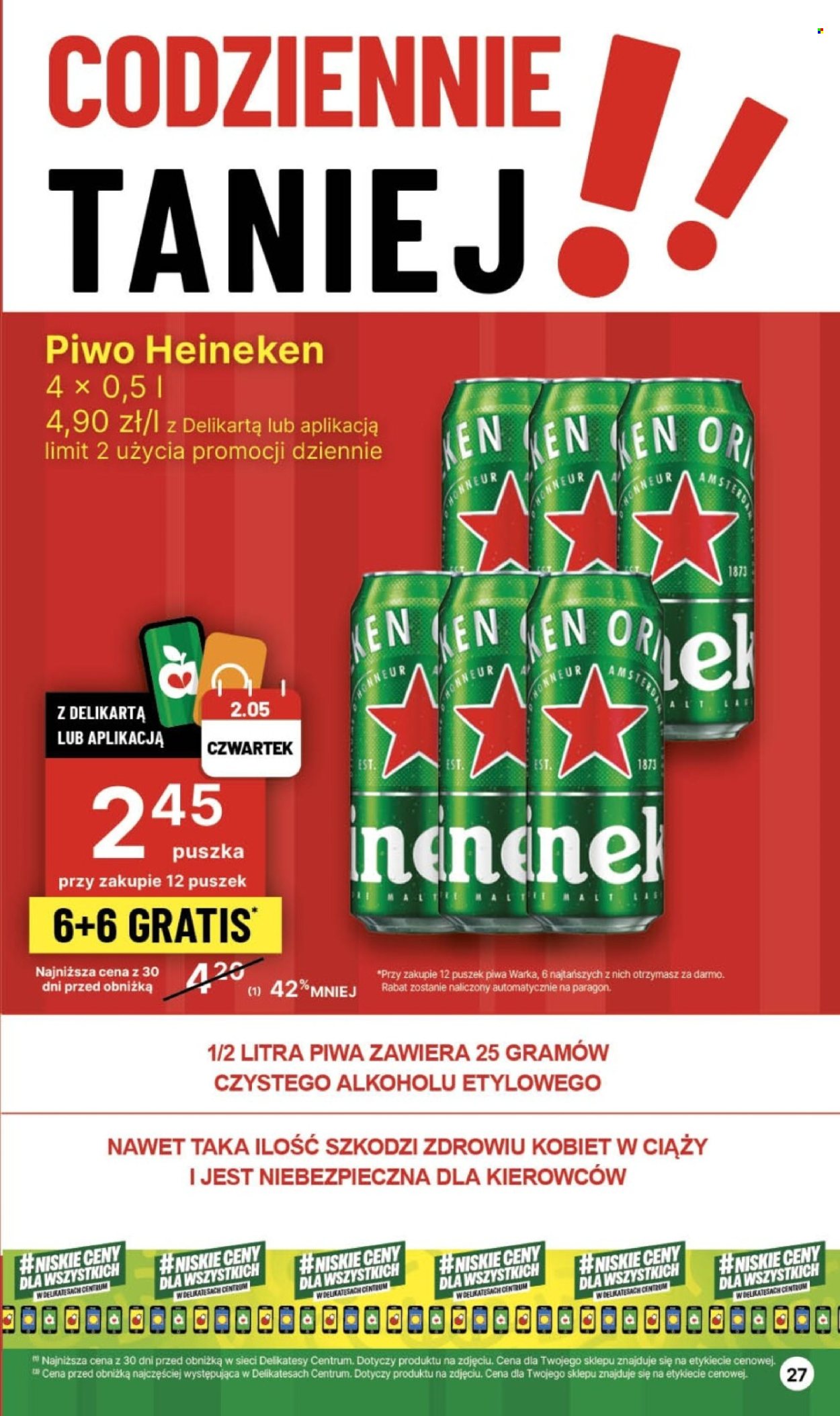 Gazetka Delikatesy Centrum - 2.05.2024 - 8.05.2024. Strona 27