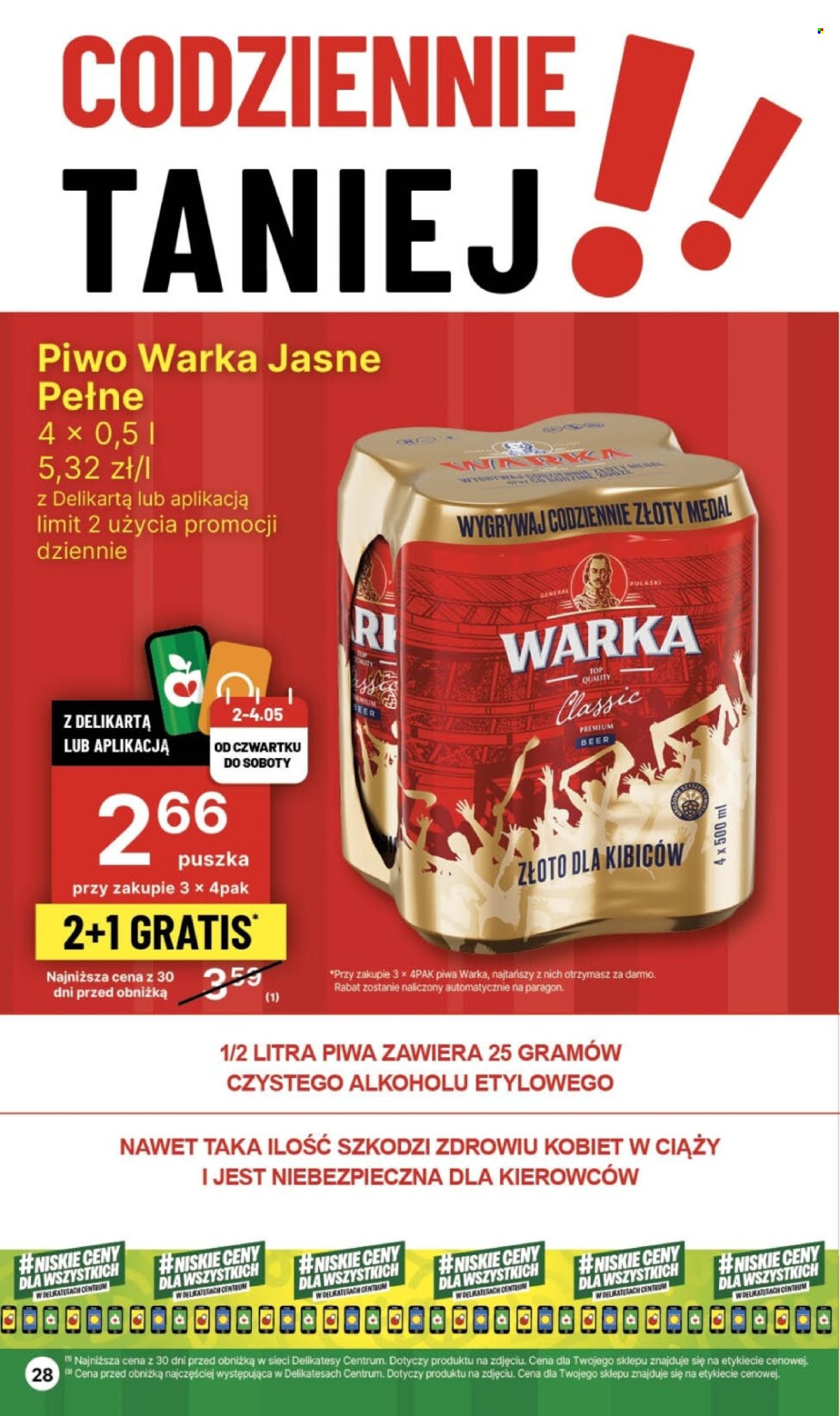 Gazetka Delikatesy Centrum - 2.05.2024 - 8.05.2024. Strona 28