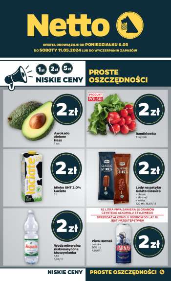 Gazetka Netto - 6.05.2024 - 11.05.2024.