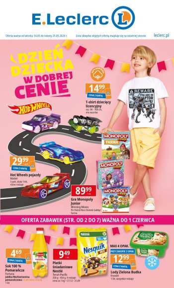 Gazetka E.Leclerc - 14.05.2024 - 25.05.2024.