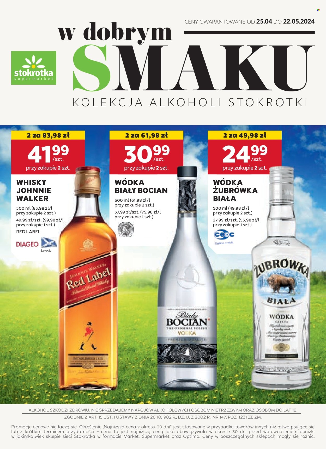Gazetka Stokrotka Supermarket - 25.04.2024 - 22.05.2024. Strona 1