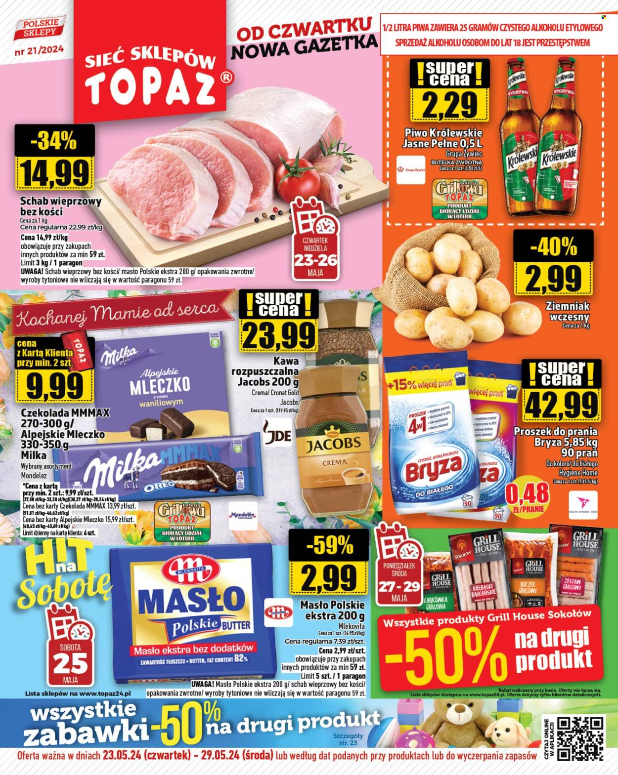 Gazetka Topaz - 23.05.2024 - 29.05.2024. Strona 1
