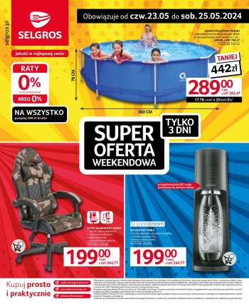 Gazetka Selgros - 23.05.2024 - 25.05.2024.
