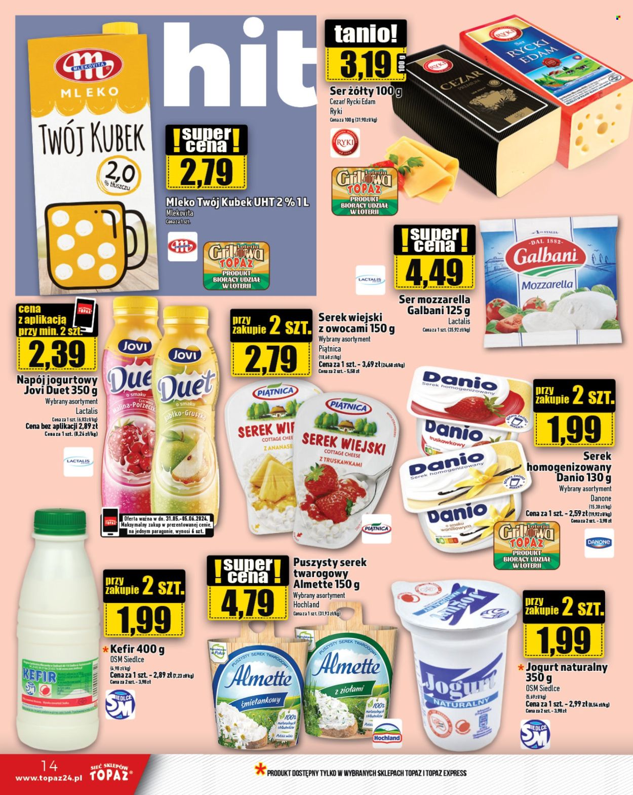 Gazetka Topaz - 31.05.2024 - 5.06.2024. Strona 14