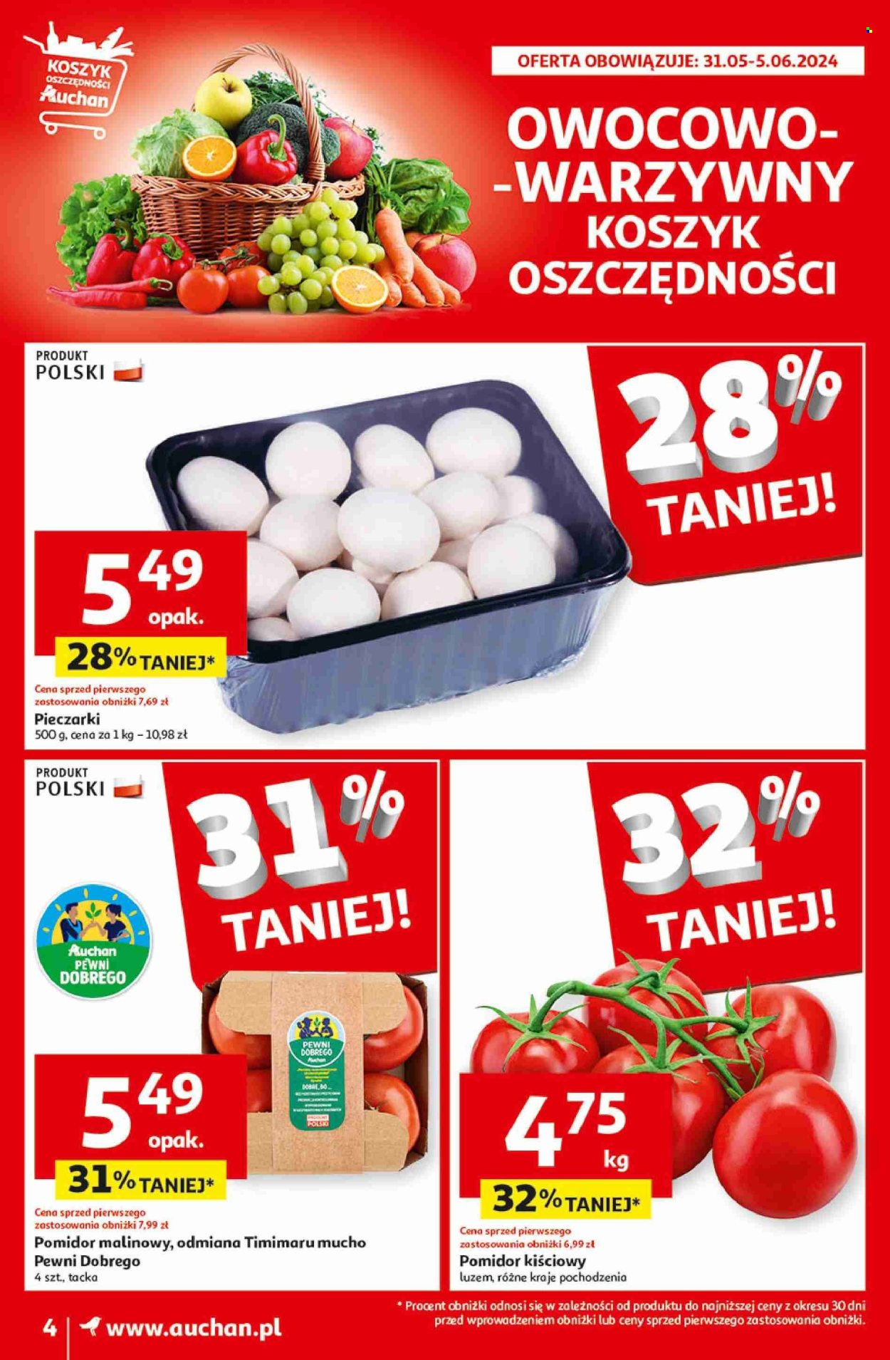 Gazetka Auchan - 31.05.2024 - 5.06.2024. Strona 4