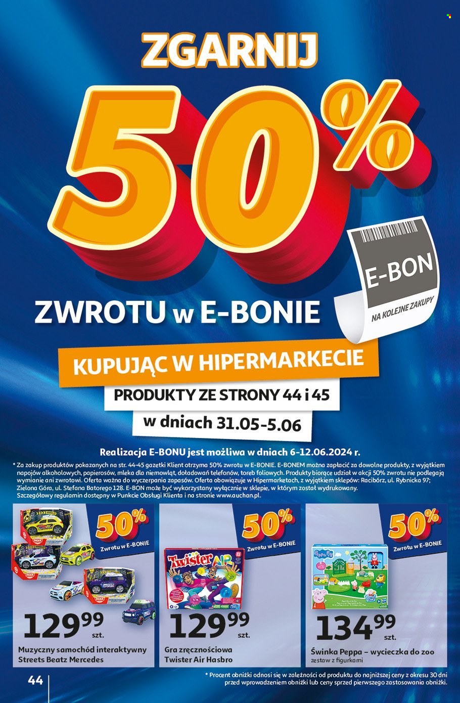 Gazetka Auchan - 31.05.2024 - 5.06.2024. Strona 44