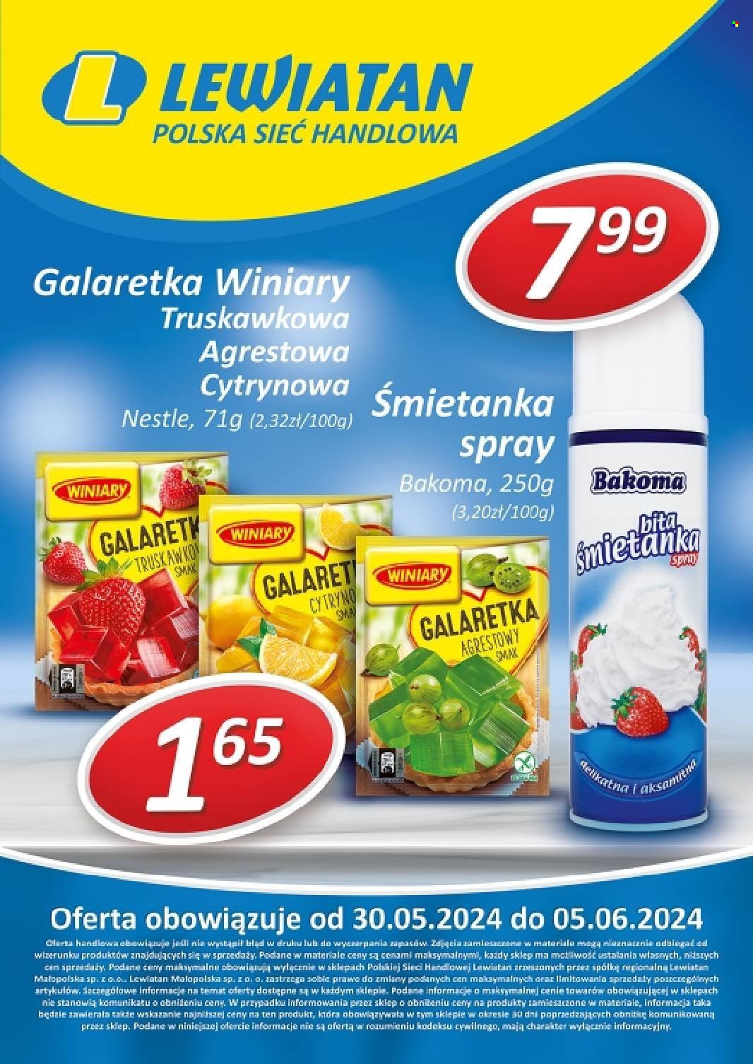 Gazetka Lewiatan - 30.05.2024 - 5.06.2024. Strona 1