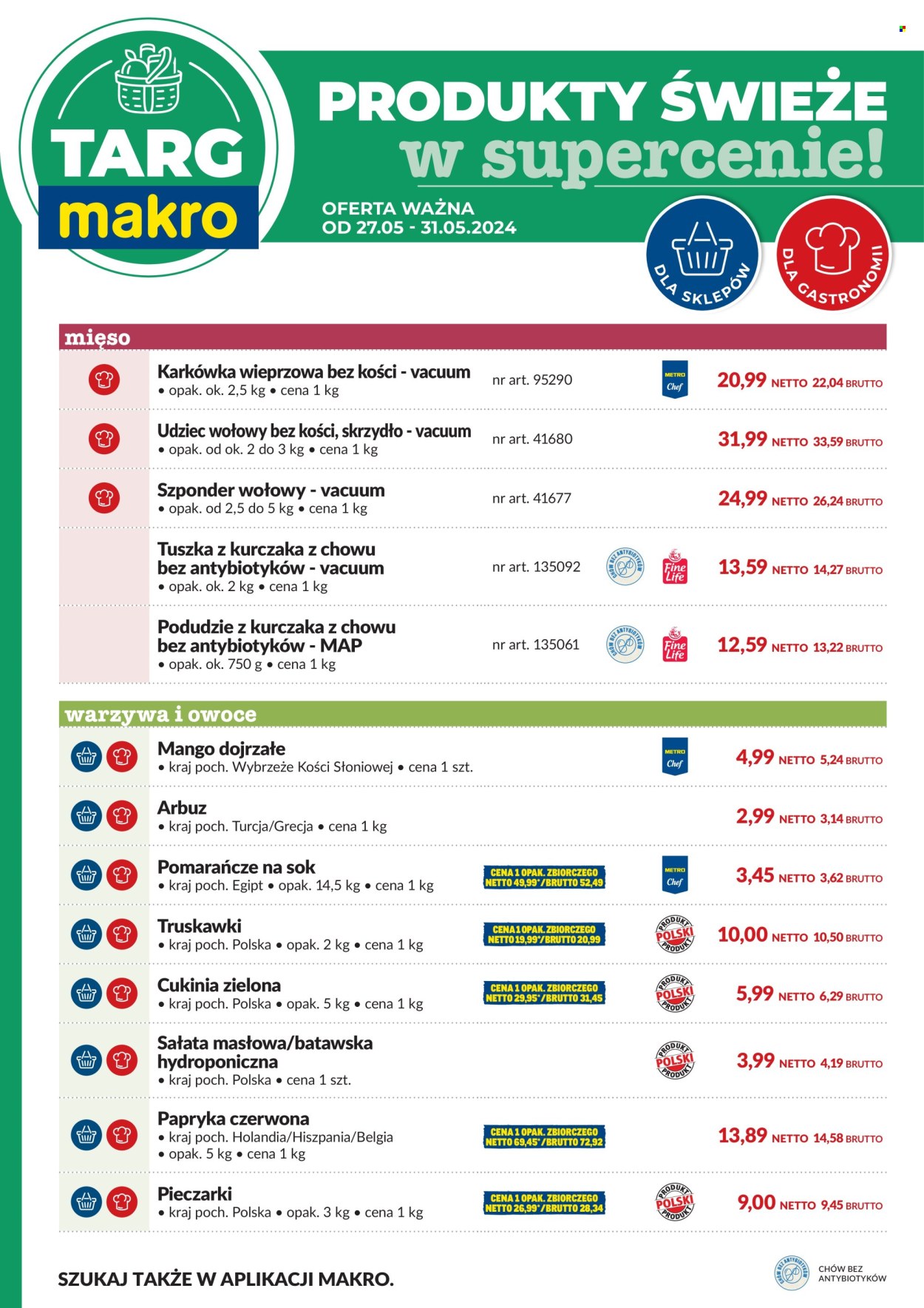 Gazetka Makro - 27.05.2024 - 31.05.2024. Strona 1