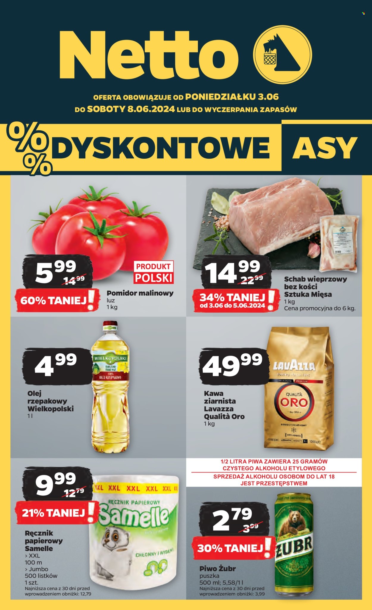 Gazetka Netto - 3.06.2024 - 8.06.2024. Strona 1