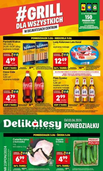 Gazetka Delikatesy Centrum - 3.06.2024 - 9.06.2024.