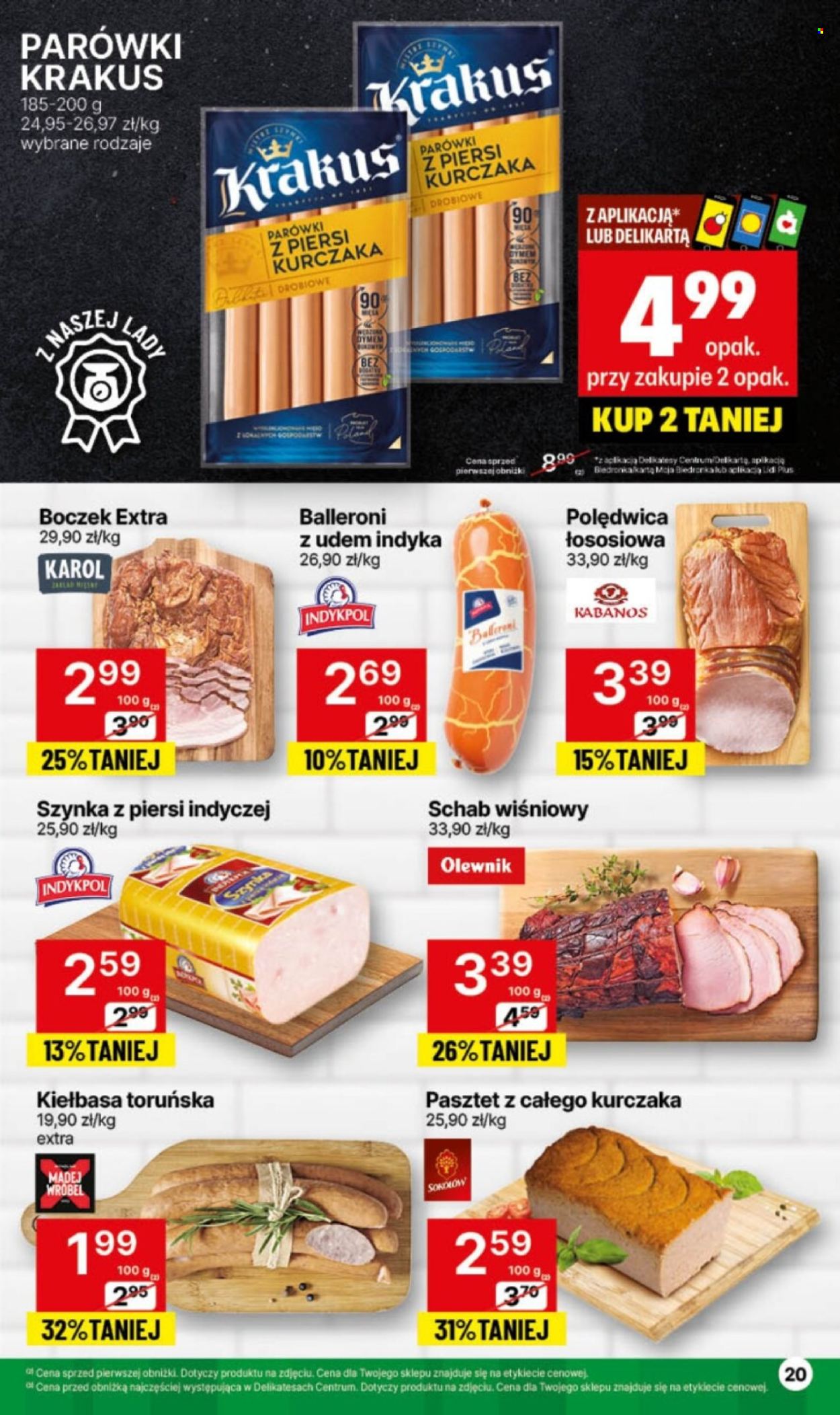 Gazetka Delikatesy Centrum - 3.06.2024 - 9.06.2024. Strona 20