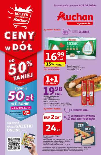 Gazetka Auchan - 6.06.2024 - 12.06.2024.