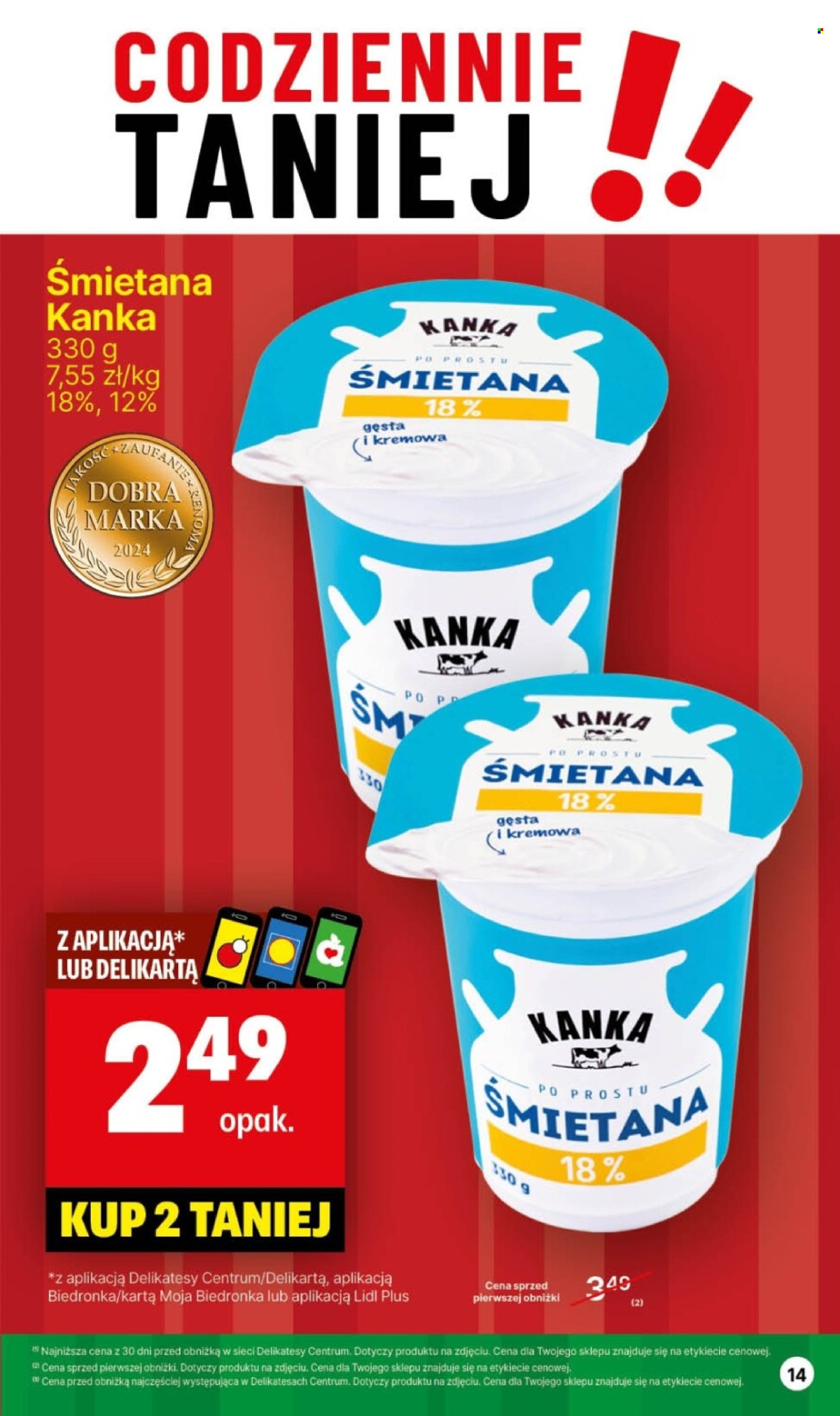 Gazetka Delikatesy Centrum - 10.06.2024 - 16.06.2024. Strona 14