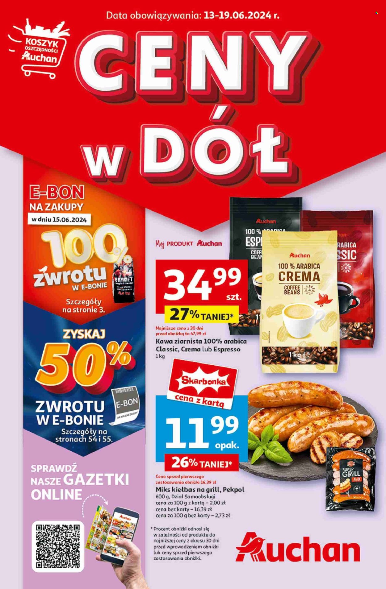 Gazetka Auchan - 13.06.2024 - 19.06.2024. Strona 1