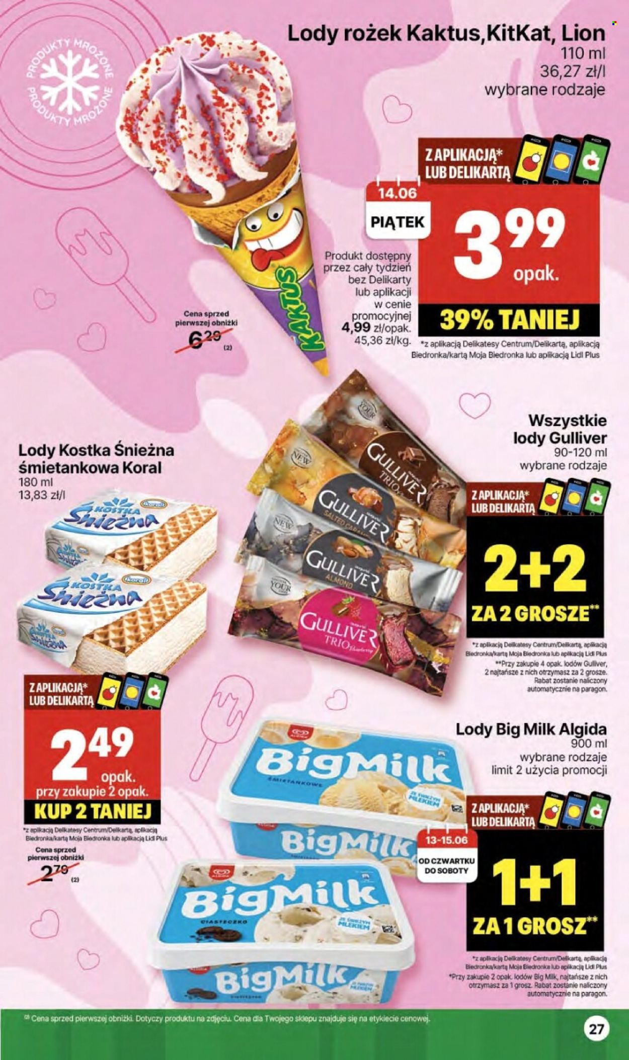 Gazetka Delikatesy Centrum - 13.06.2024 - 19.06.2024. Strona 27