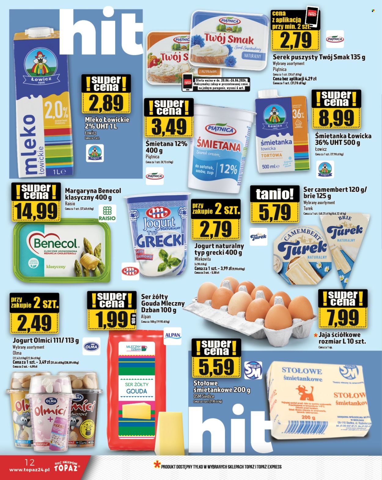 Gazetka Topaz - 20.06.2024 - 26.06.2024. Strona 12