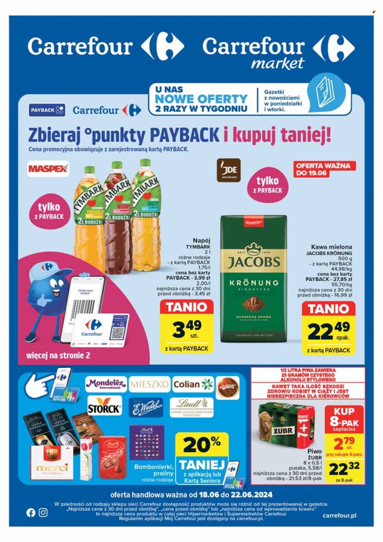 Gazetka Carrefour - 18.06.2024 - 22.06.2024. Strona 1