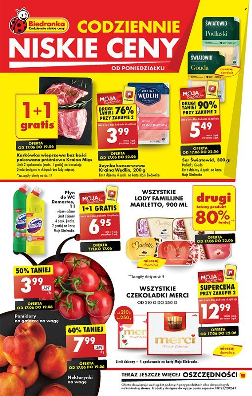 Gazetka Biedronka - 17.06.2024 - 22.06.2024. Strona 1
