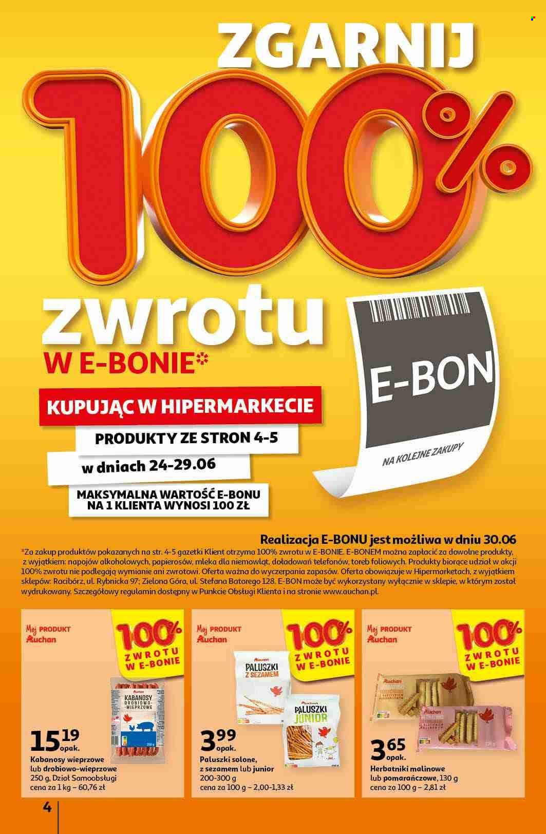 Leták Auchan - 20.6.2024 - 26.6.2024. Strana 4