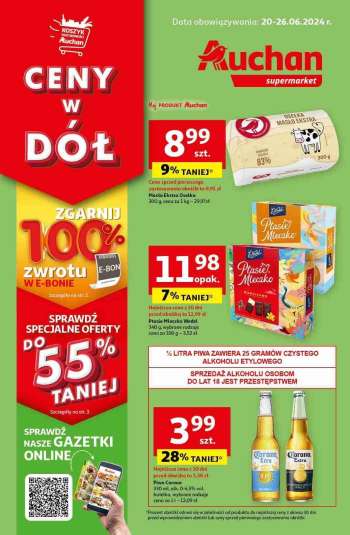 Gazetka Auchan - 20.06.2024 - 26.06.2024.