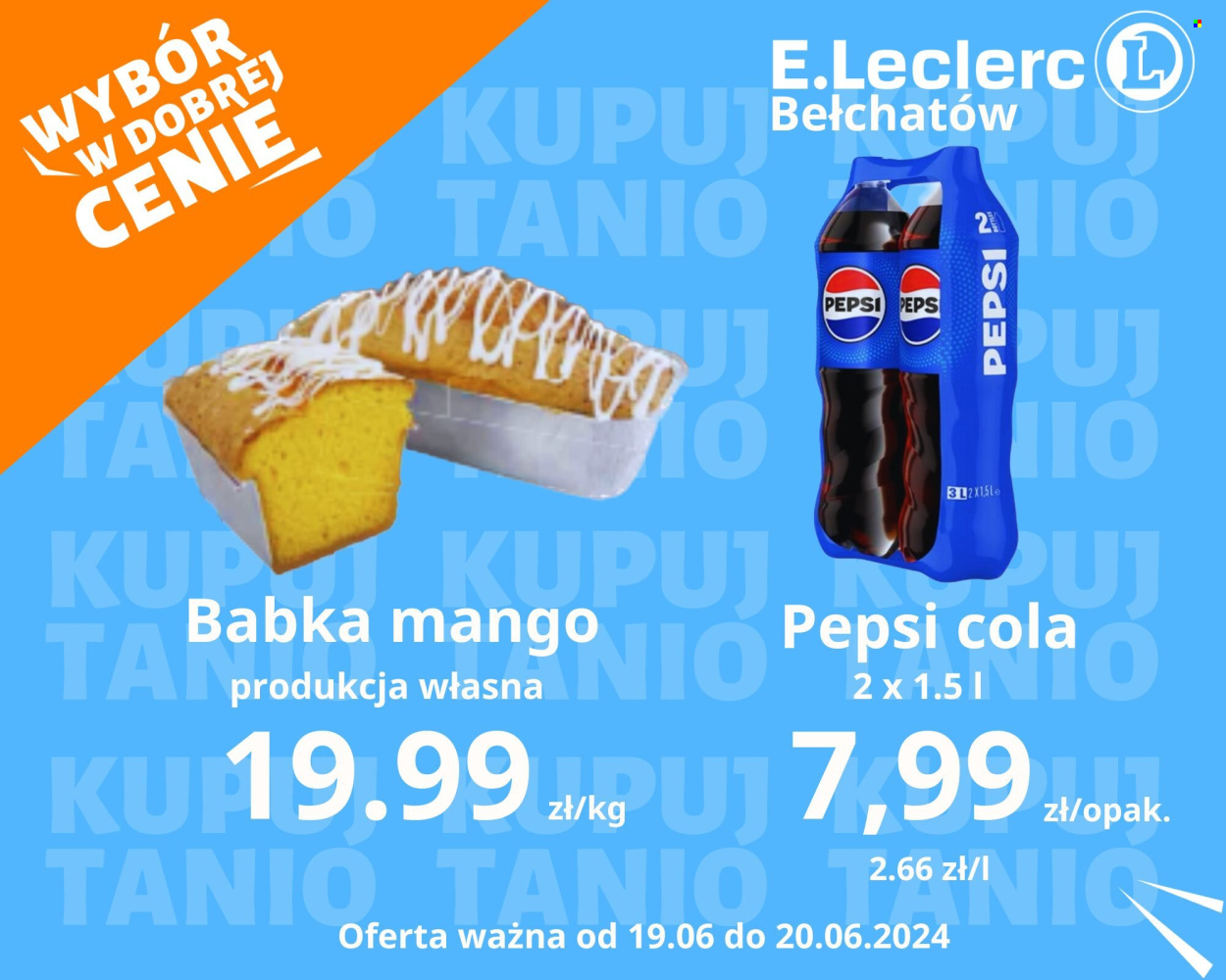 Gazetka E.Leclerc - 19.06.2024 - 20.06.2024. Strona 1