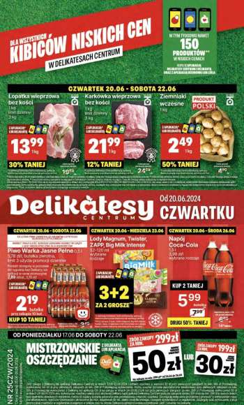 Gazetka Delikatesy Centrum - 20.06.2024 - 26.06.2024.