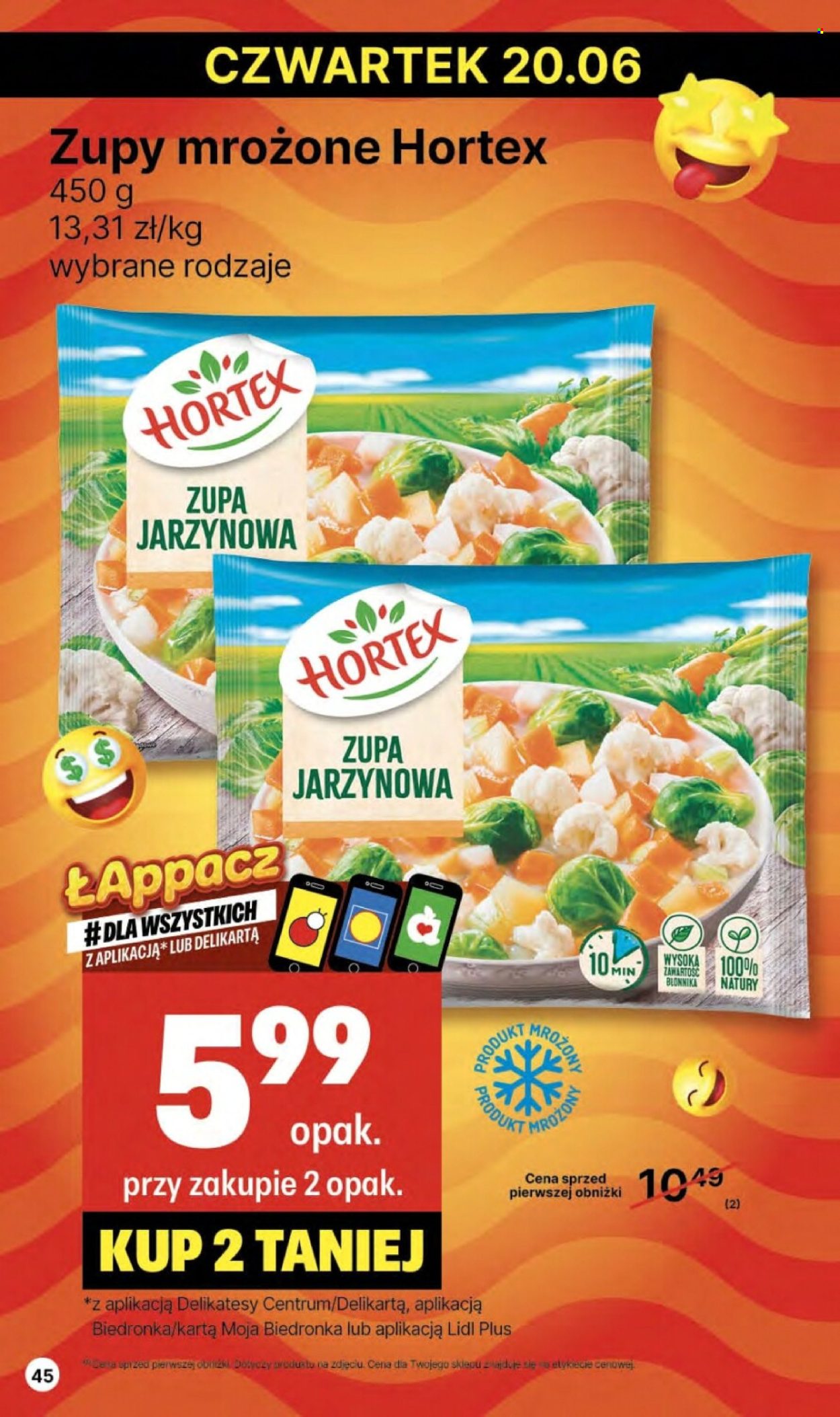 Gazetka Delikatesy Centrum - 20.06.2024 - 26.06.2024. Strona 45