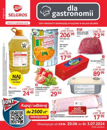 Gazetka Selgros - 20.06.2024 - 3.07.2024.