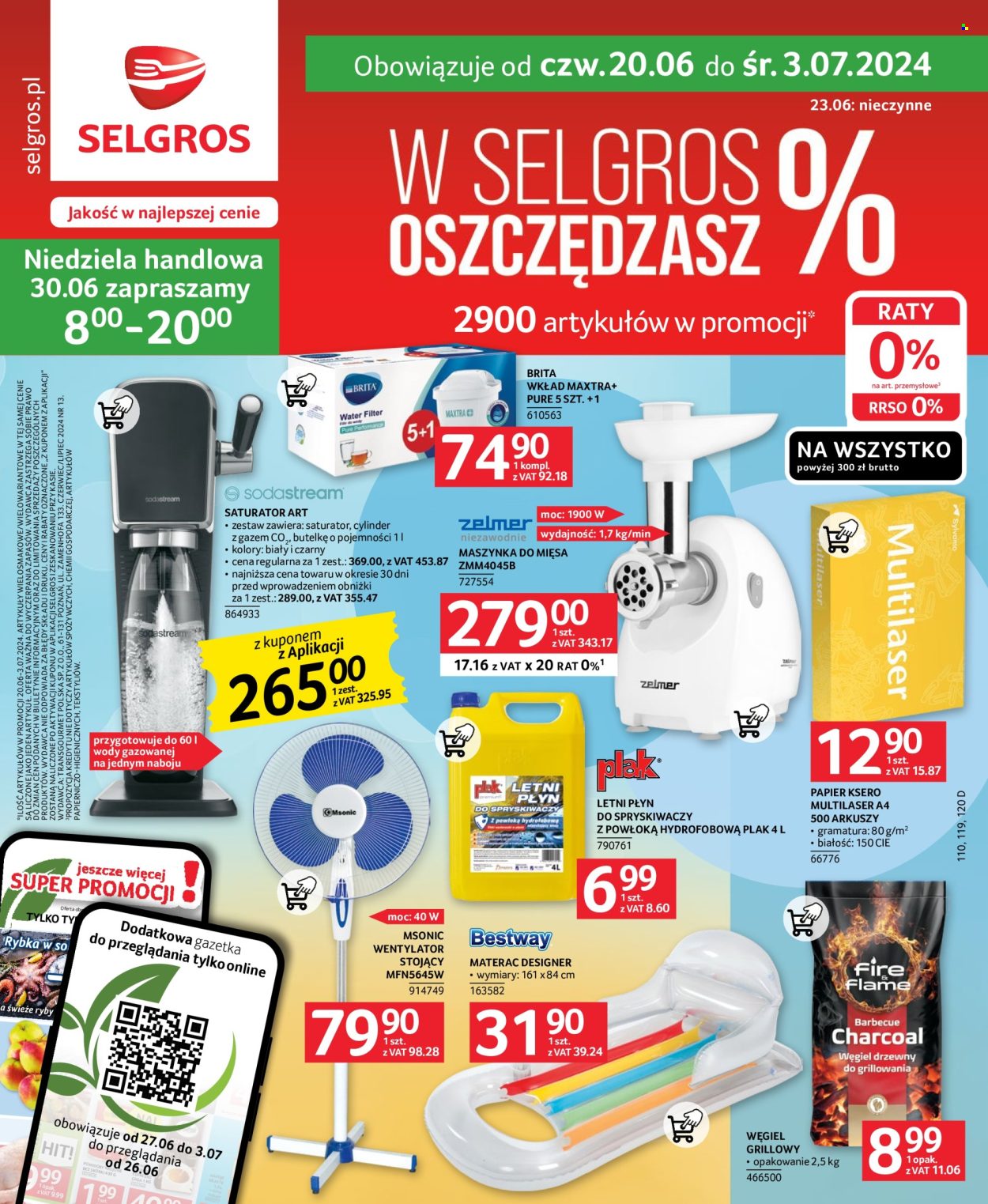 Gazetka Selgros - 20.06.2024 - 3.07.2024. Strona 1
