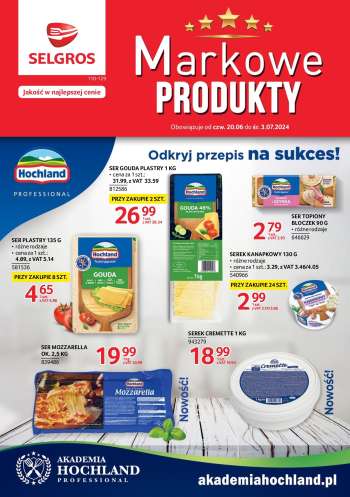 Gazetka Selgros - 20.06.2024 - 3.07.2024.