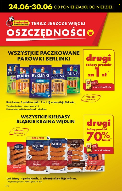 Gazetka Biedronka - 24.06.2024 - 30.06.2024. Strona 4