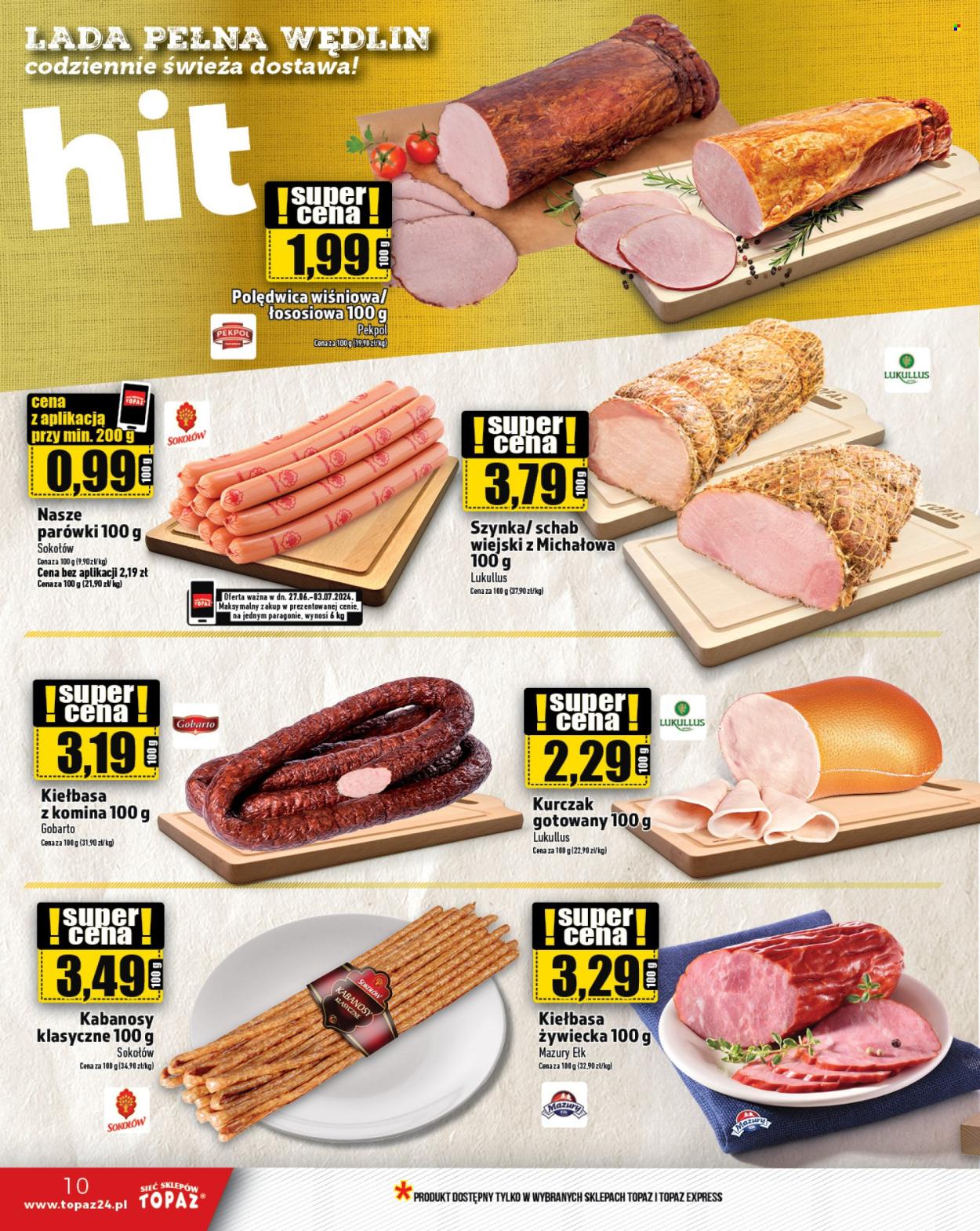 Gazetka Topaz - 27.06.2024 - 3.07.2024. Strona 10