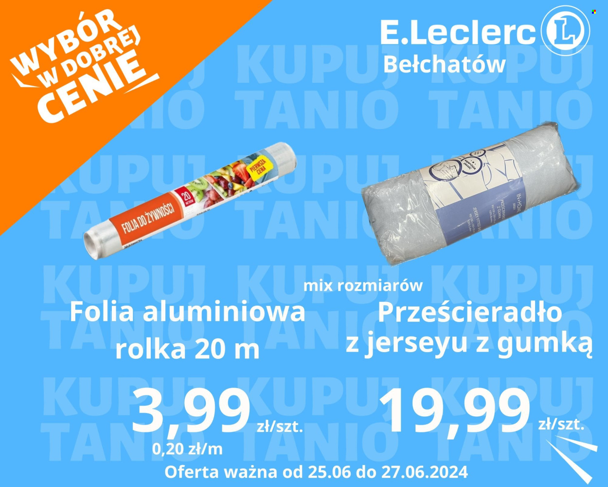 Gazetka E.Leclerc - 25.06.2024 - 27.06.2024. Strona 1