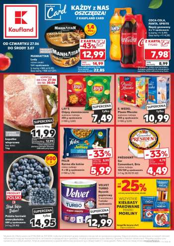 Gazetka Kaufland - 27.06.2024 - 3.07.2024.