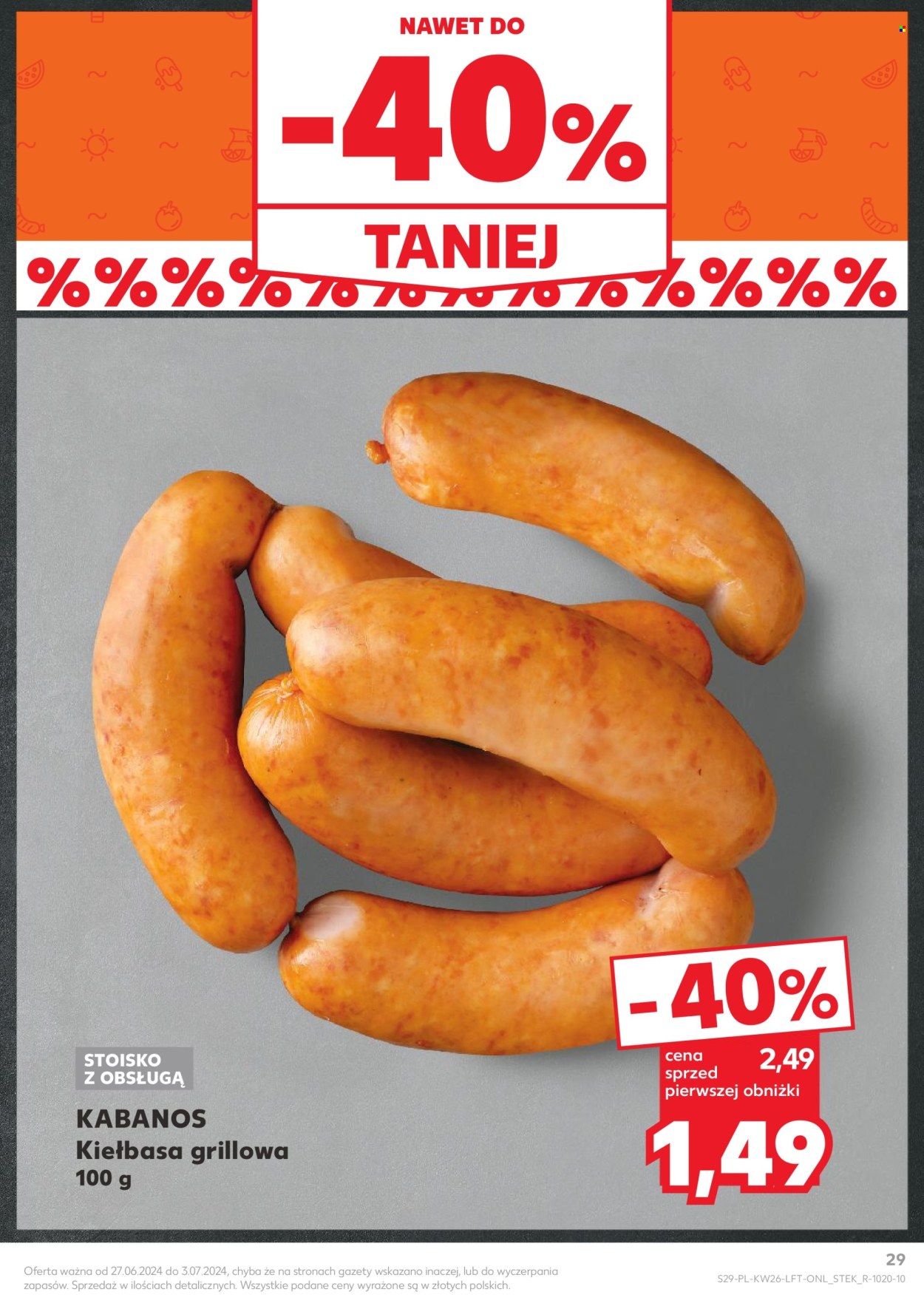 Gazetka Kaufland - 27.06.2024 - 3.07.2024. Strona 29