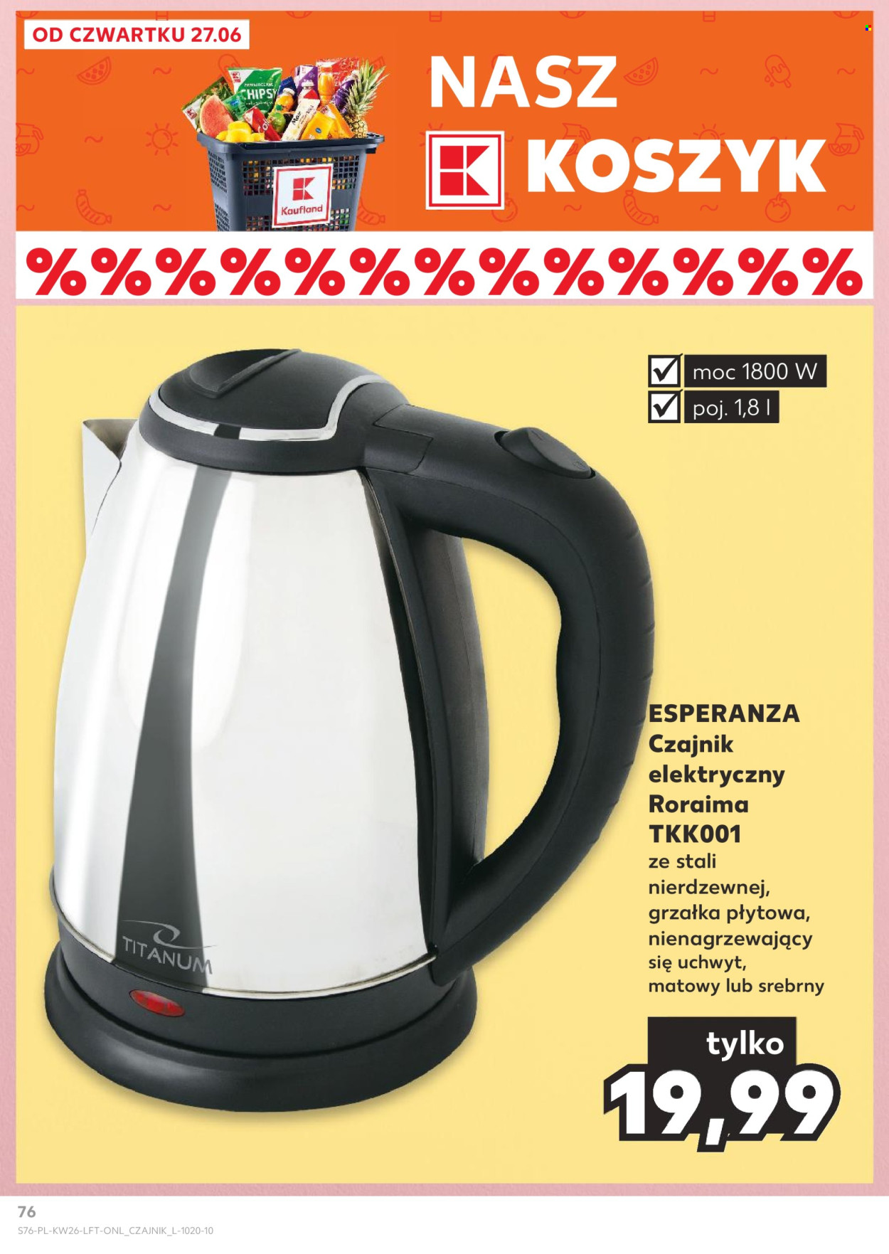 Gazetka Kaufland - 27.06.2024 - 3.07.2024. Strona 76