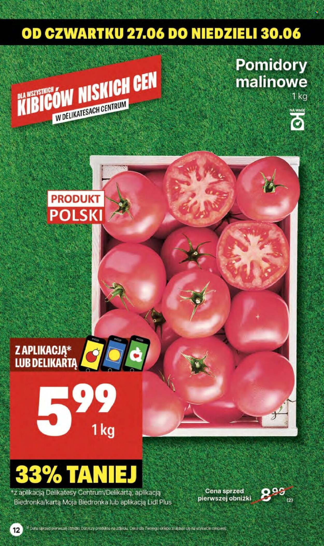 Gazetka Delikatesy Centrum - 27.06.2024 - 3.07.2024. Strona 12