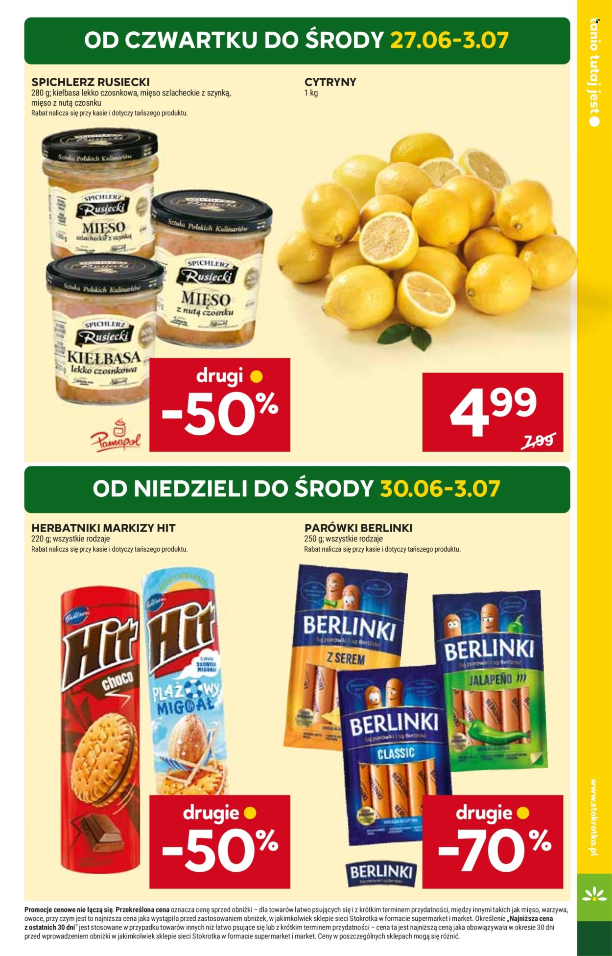 Gazetka Stokrotka Supermarket - 27.06.2024 - 3.07.2024. Strona 3