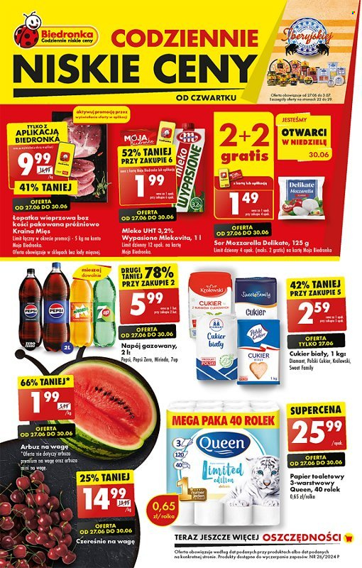 Gazetka Biedronka - 27.06.2024 - 3.07.2024. Strona 1