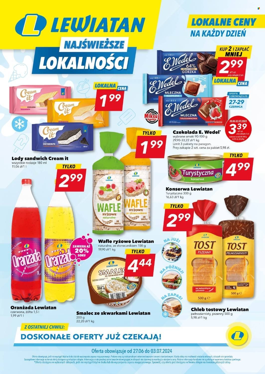Gazetka Lewiatan - 27.06.2024 - 3.07.2024. Strona 1