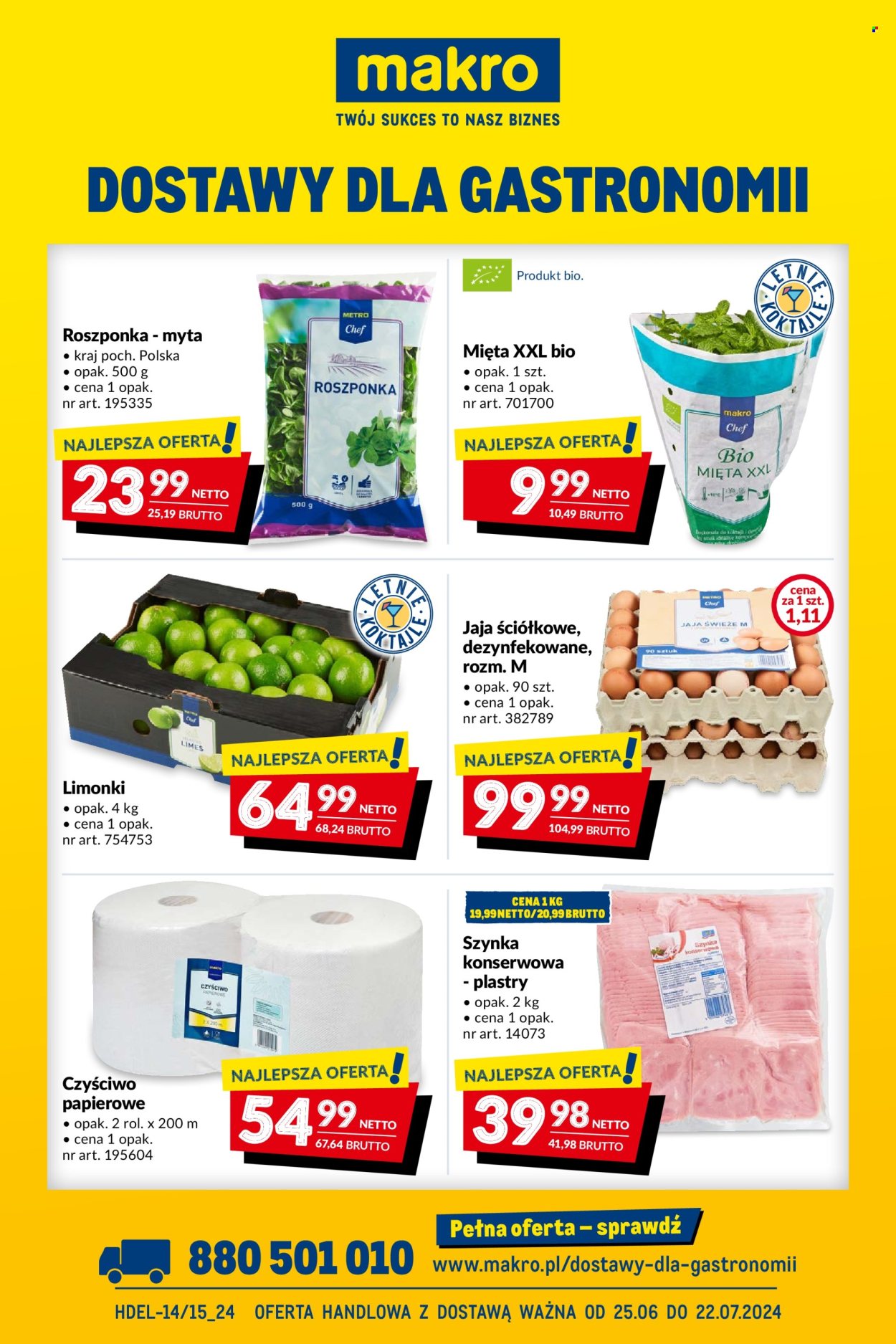 Gazetka Makro - 25.06.2024 - 22.07.2024. Strona 1