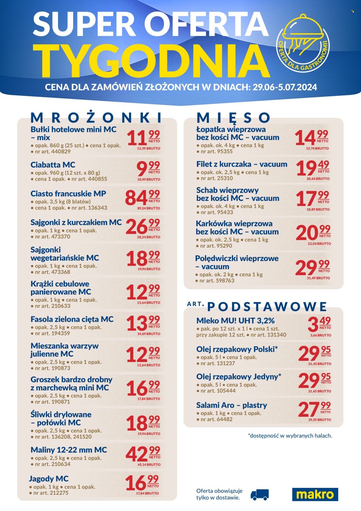 Gazetka Makro - 29.06.2024 - 5.07.2024. Strona 1