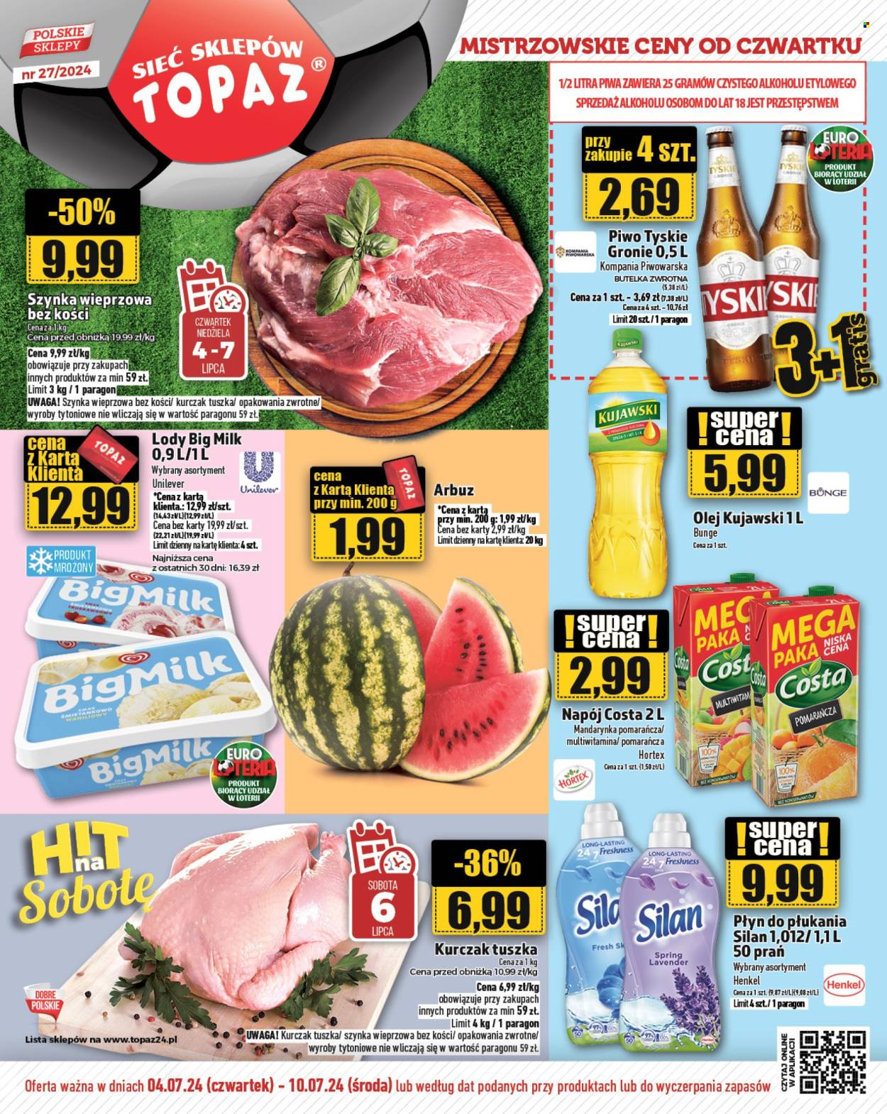 Gazetka Topaz - 4.07.2024 - 10.07.2024. Strona 1