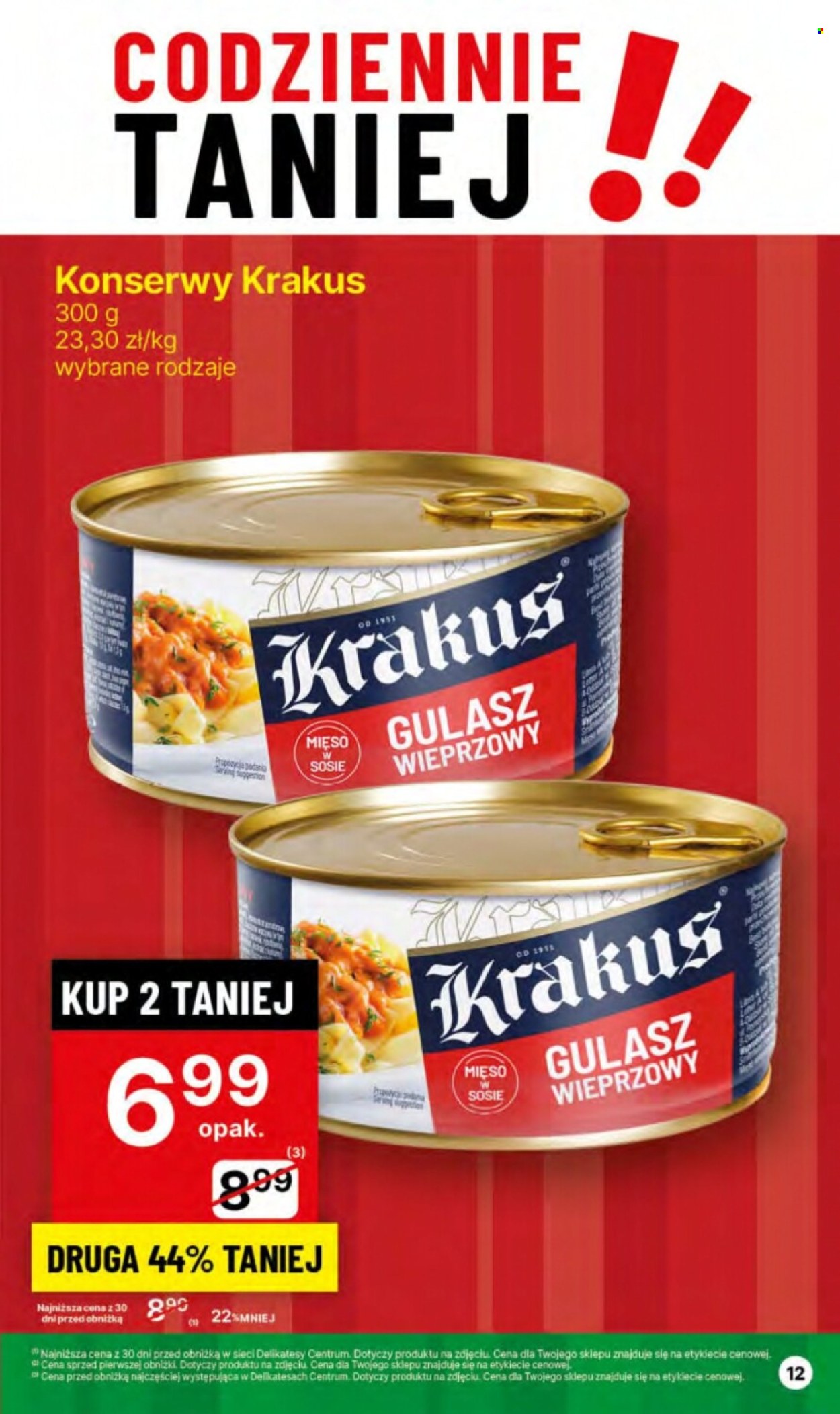 Gazetka Delikatesy Centrum - 1.07.2024 - 7.07.2024. Strona 12
