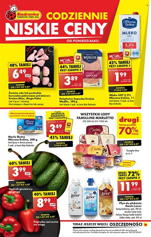 Gazetka Biedronka - 1.07.2024 - 6.07.2024. Strona 1