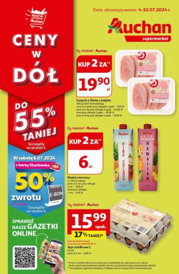Gazetka Auchan - 4.07.2024 - 10.07.2024.