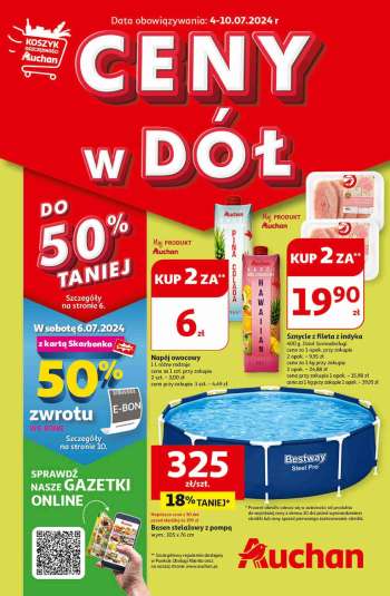 Gazetka Auchan - 4.07.2024 - 10.07.2024.