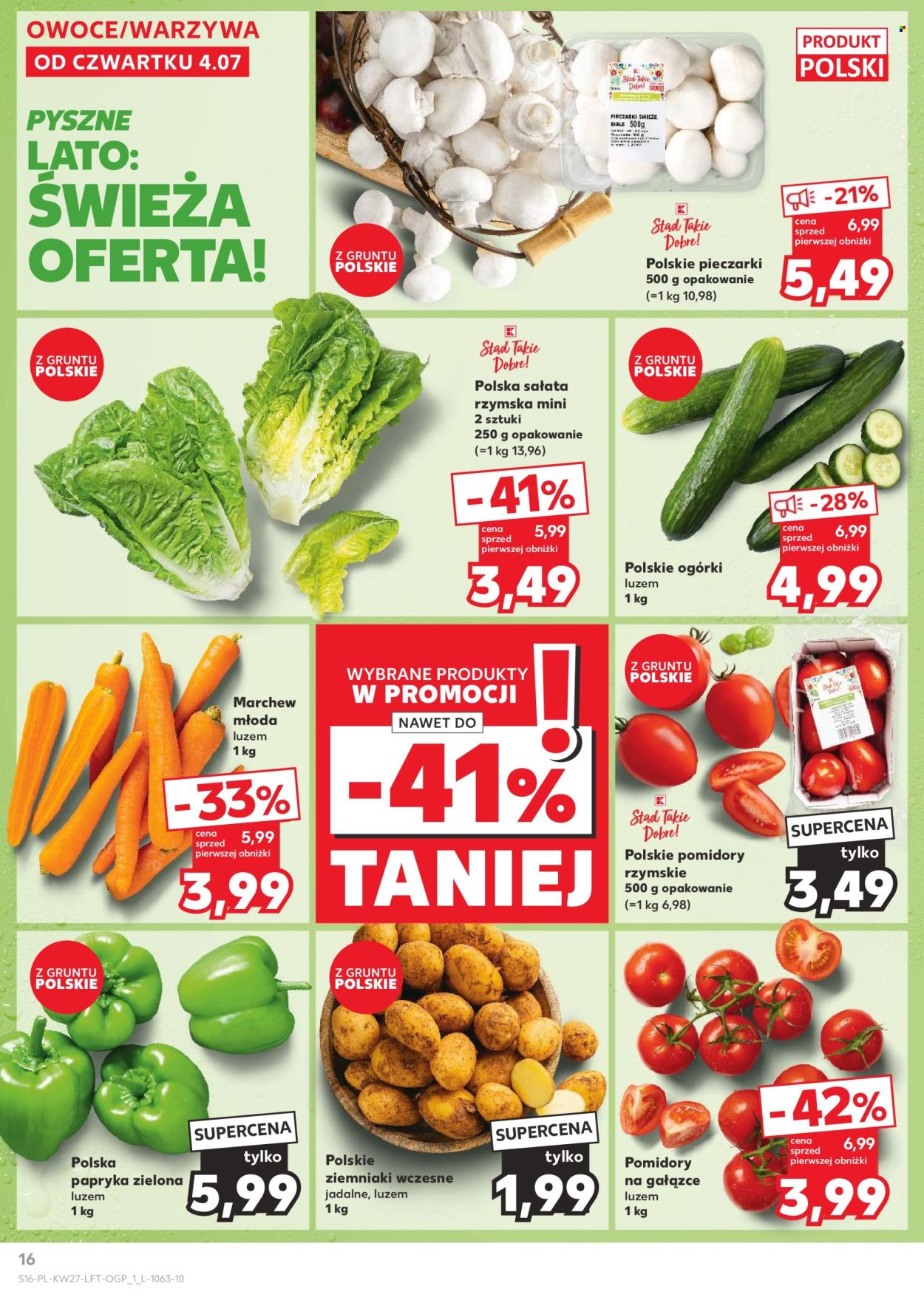 Gazetka Kaufland - 4.07.2024 - 10.07.2024. Strona 16