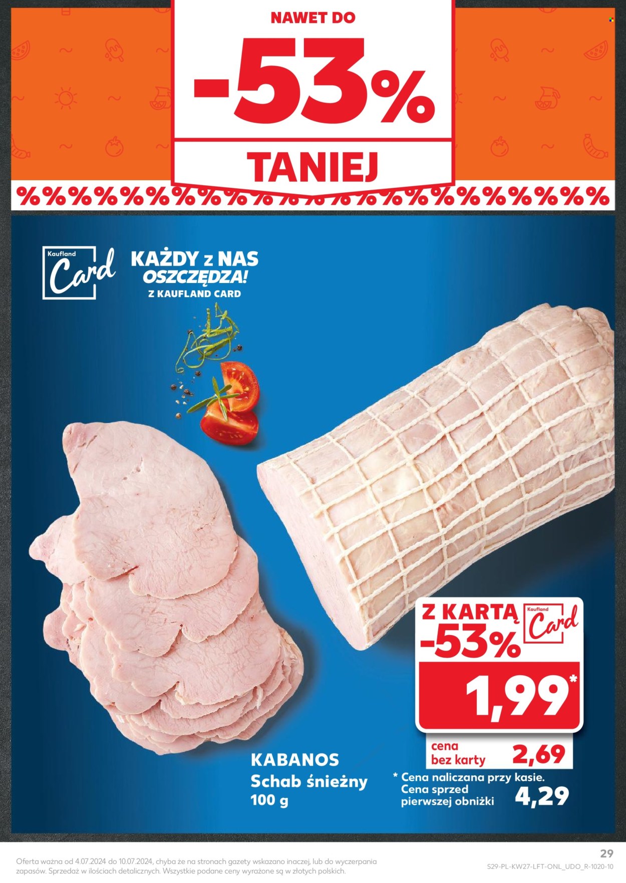 Gazetka Kaufland - 4.07.2024 - 10.07.2024. Strona 29