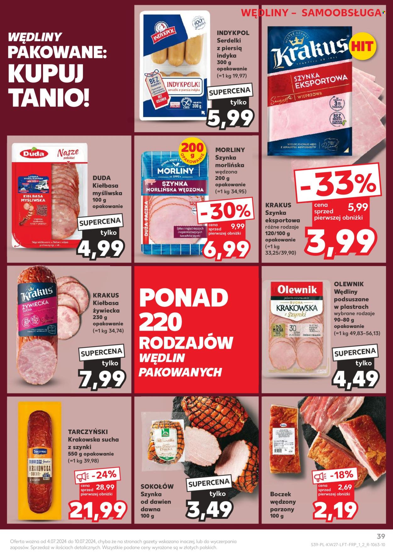 Gazetka Kaufland - 4.07.2024 - 10.07.2024. Strona 39